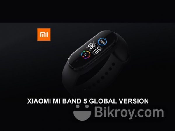 Xiaomi Mi Band 5 AMOLED Display Smart Watch (Global Version) - Black - Image 3