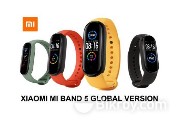 Xiaomi Mi Band 5 AMOLED Display Smart Watch (Global Version) - Black